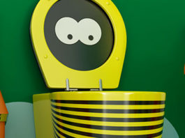 Accessori bagno colorati