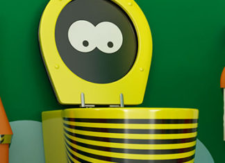 Accessori bagno colorati