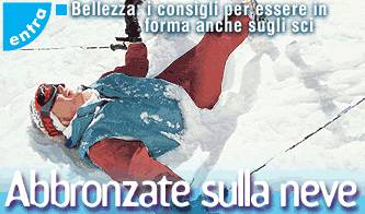 bellezza in forma sulla neve_O1