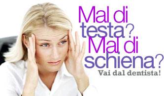 mal di testa mal di schiena vai dal dentista_O1