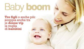 nascite l italia torna a far figli e anche le star_O1