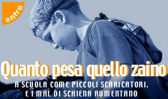 zainetti pesanti a rischio di mal di schiena un bambino su tre_O1